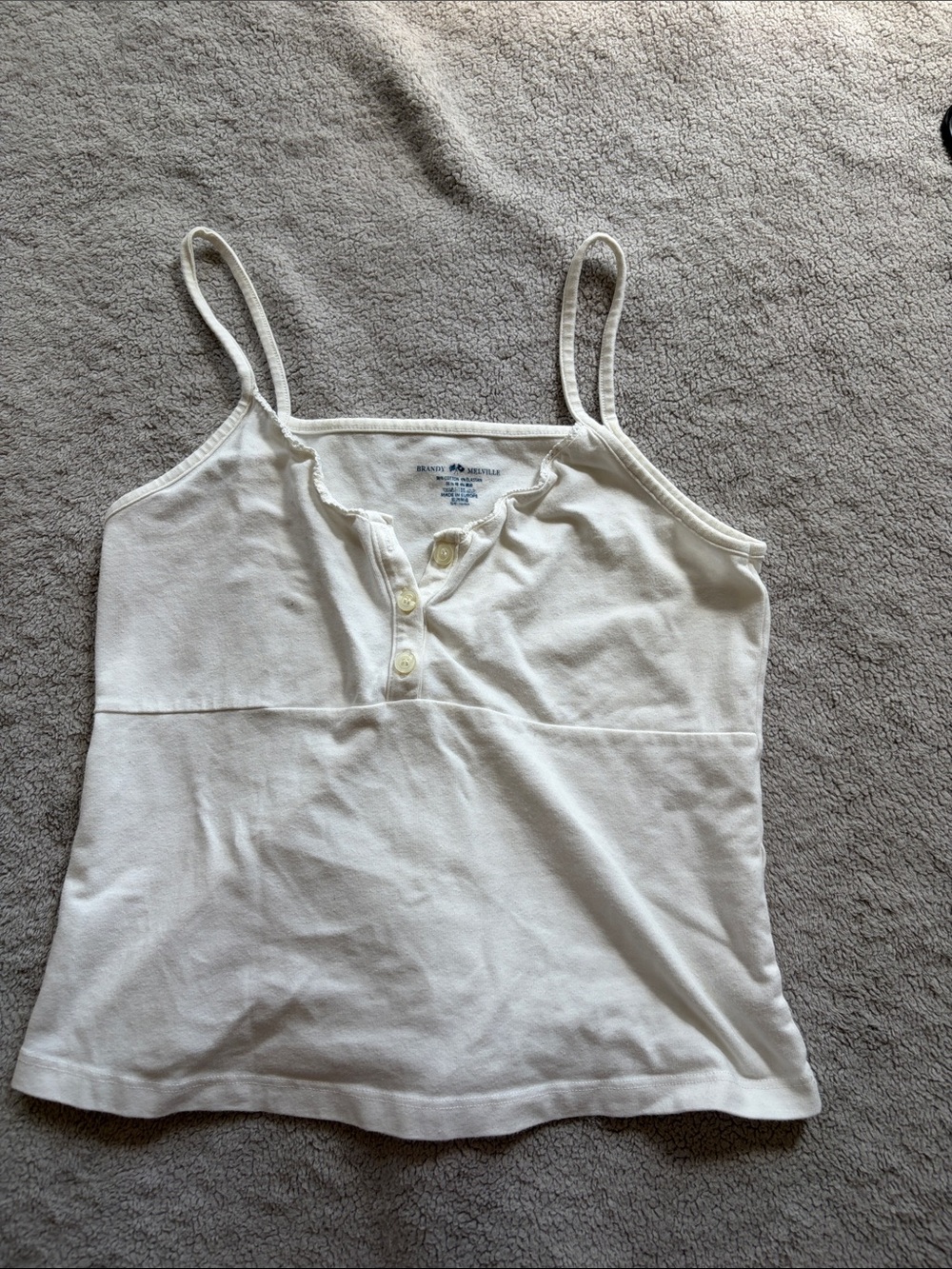 Brandy Melville White Tank Top